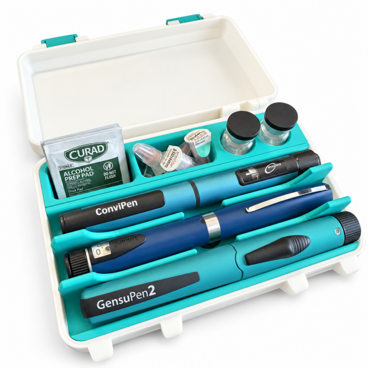 Carrying Case - 3x Pens, 2x 10ml, Plus Extra Storage